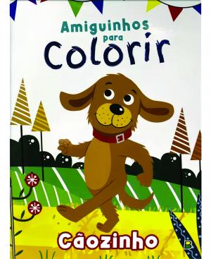 Amiguinhos para colorir - Cãozinho      