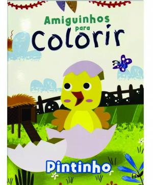 Amiguinhos para colorir - Pintinho      