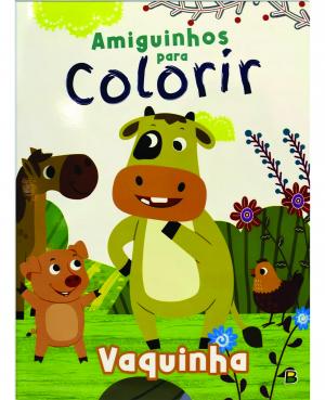 Amiguinhos para colorir - Vaquinha      