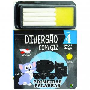 Diversão com giz - primeiras palavras      