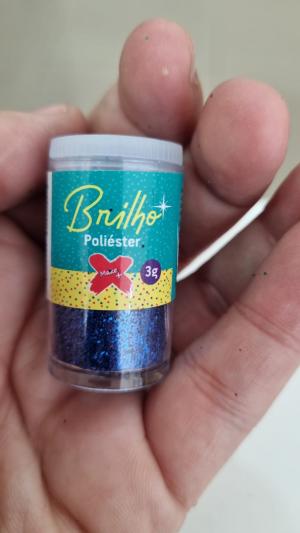 Glitter 3g Azul - unidade      