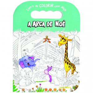 Livro de colorir com alça - A arca de noé      