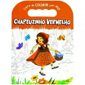 Livro de colorir com alça - Chapeuzinho vermelho      