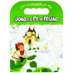 Livro de colorir com alça - João e o pé de feijão      