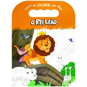 Livro de colorir com alça - O rei leão      