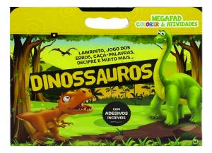 Megapad Colorir & Atividades - Dinossauros      