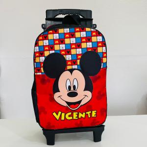 Mochila Personalizada com Rodinhas - Cetim      