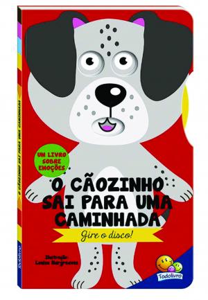 O cãozinho sai para uma caminhada      