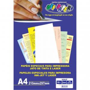 Pacote de Papel Vergê A4 C/50 180g  75g    