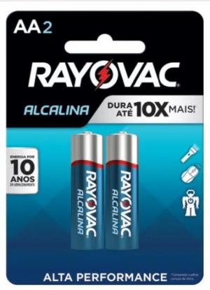 Pilhas Alcalinas AA2 - Rayovac      