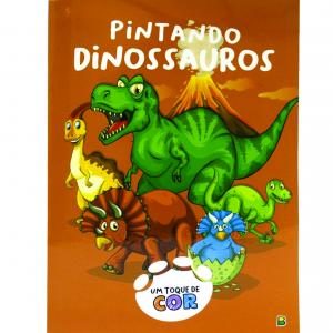 Um toque de cor- Pintando dinossauros      